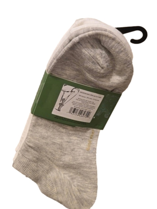 Kate Spade Lemon White & Gray Low Cut Socks 3 Pairs NWT - Picture 2 of 2